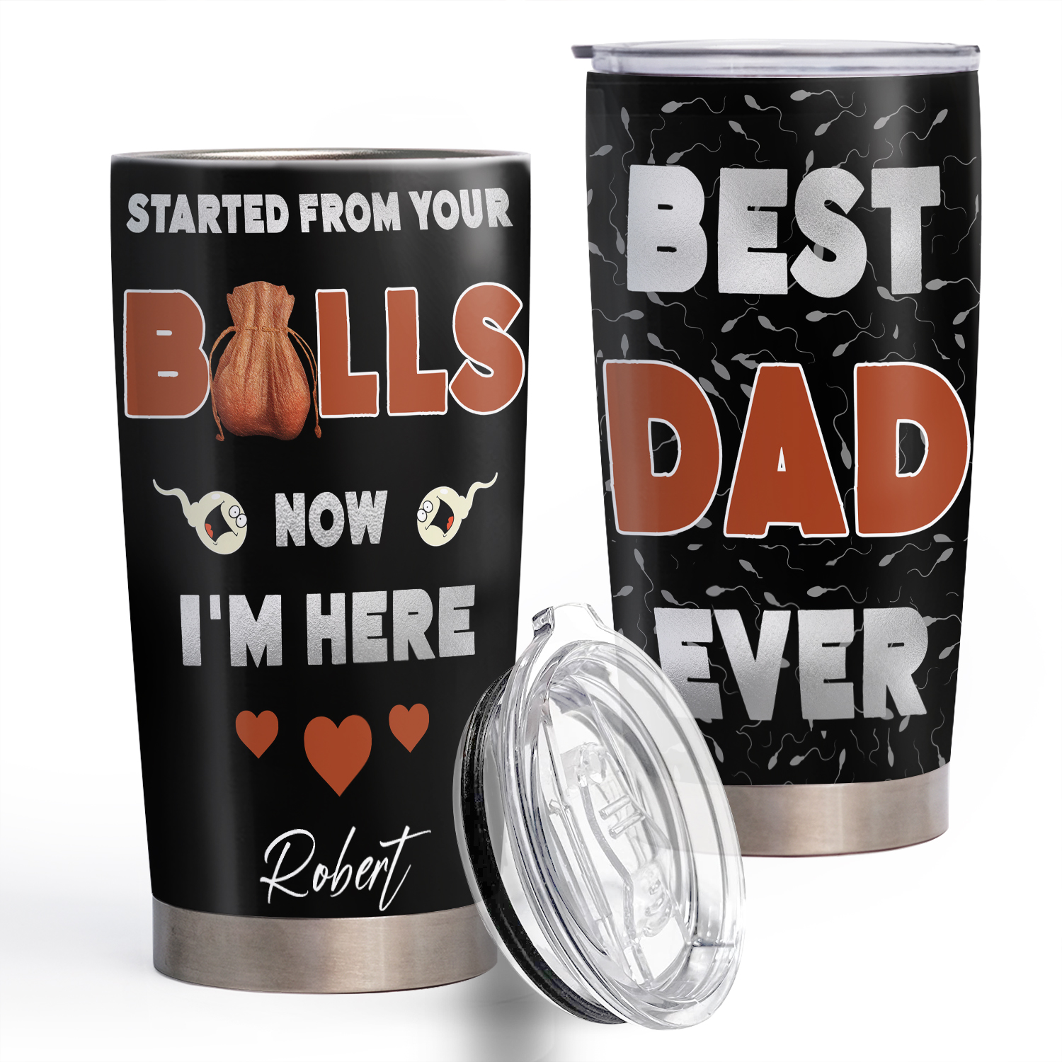 Best Dad Ever Flagwix Stainless Steel Tumbler Father's Day Gifts